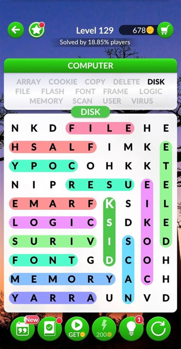 Word Search Pro 129 negative words Answers • Game Solver