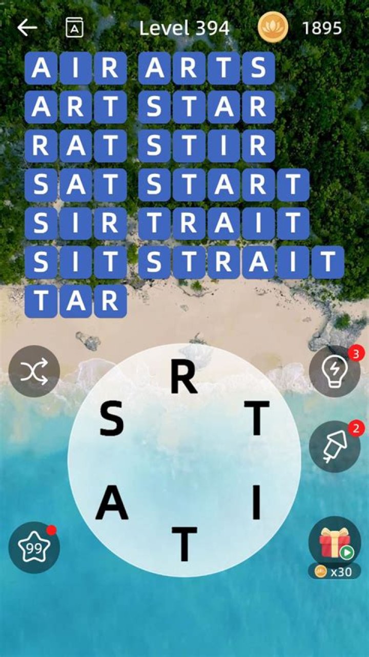 Word Surf Level 394 Answers