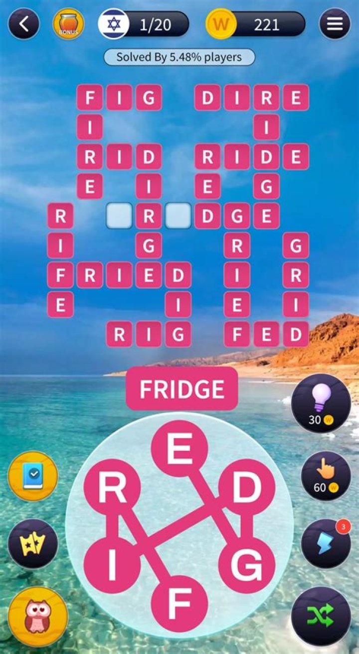 Word Trip Level 391 Answers