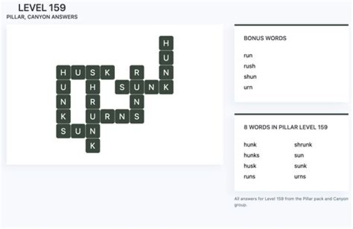 Words More Level 159 • Game Solver