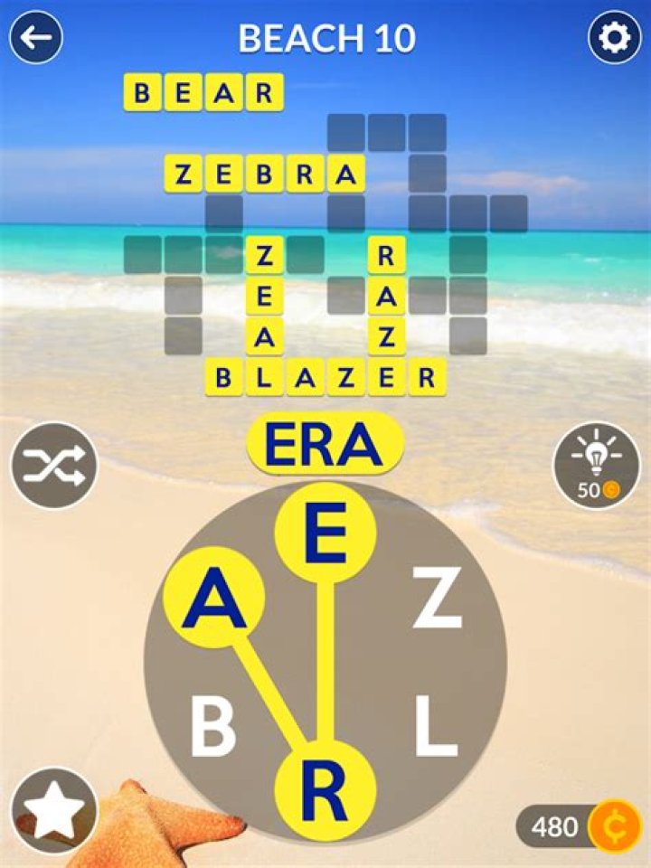Wordscapes Beach-Fresh 9 Answers • Game Solver