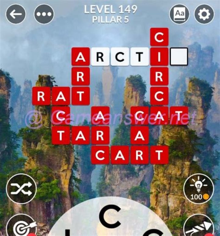 Wordscapes Level 149 Answers