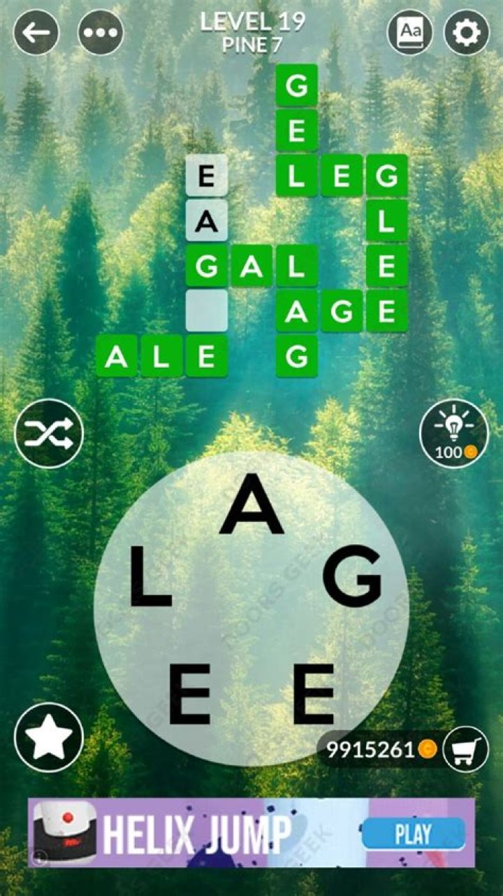 Wordscapes Level 19 Answers