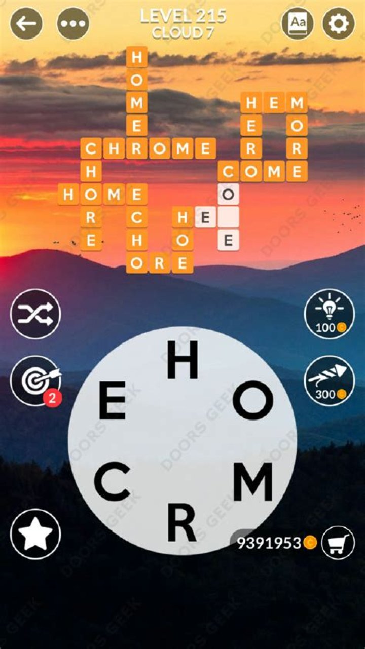 Wordscapes Level 215 Answers