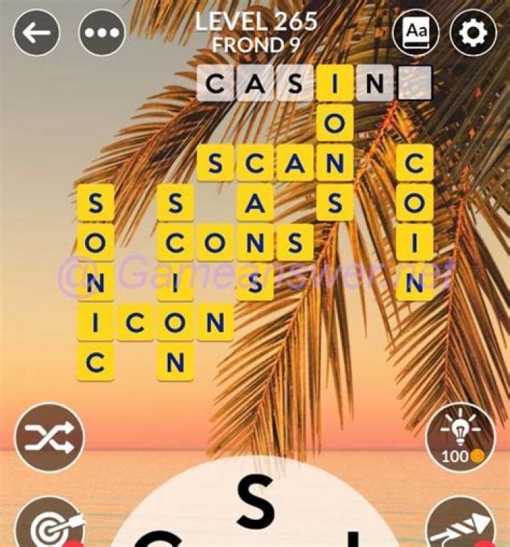 Wordscapes Level 265 Answers