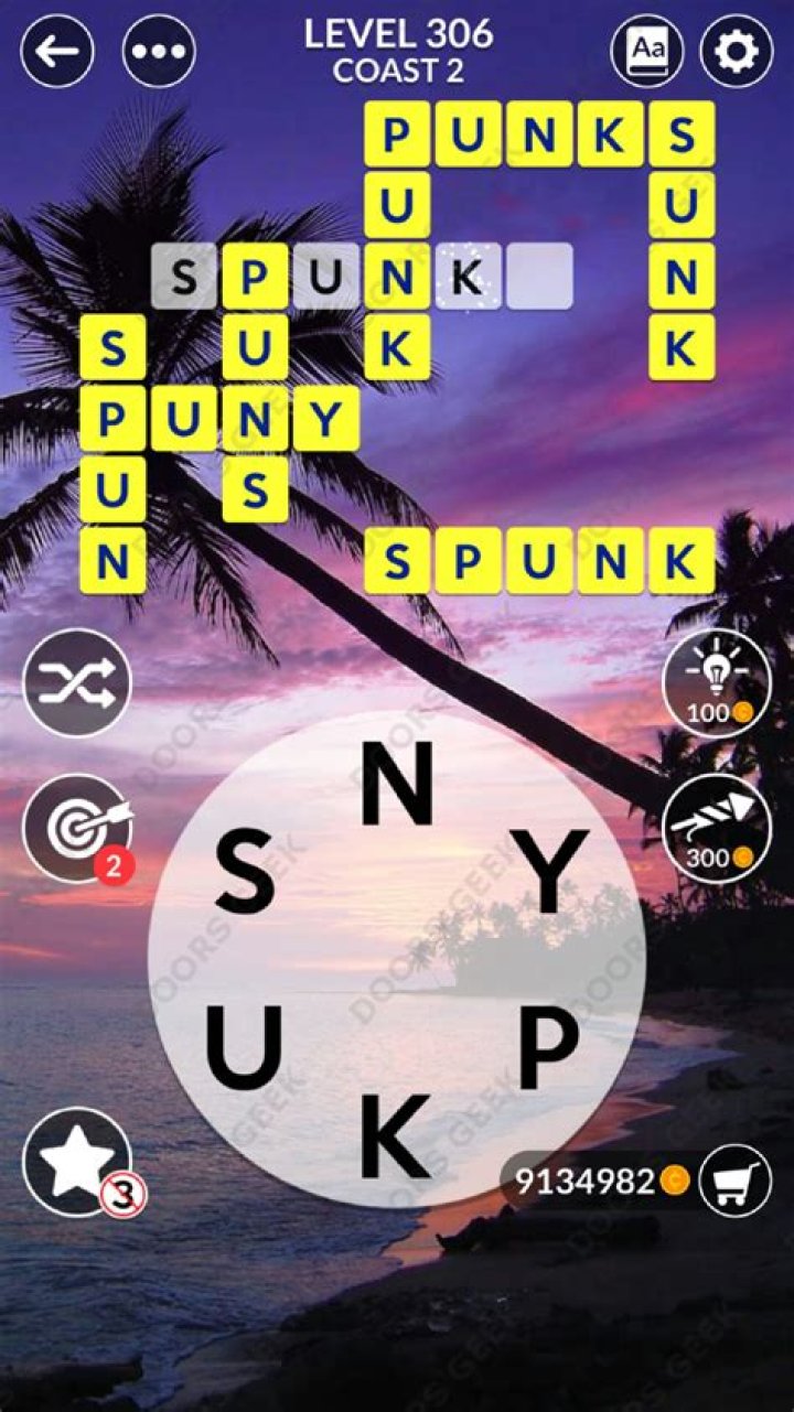 Wordscapes Level 306 Answers