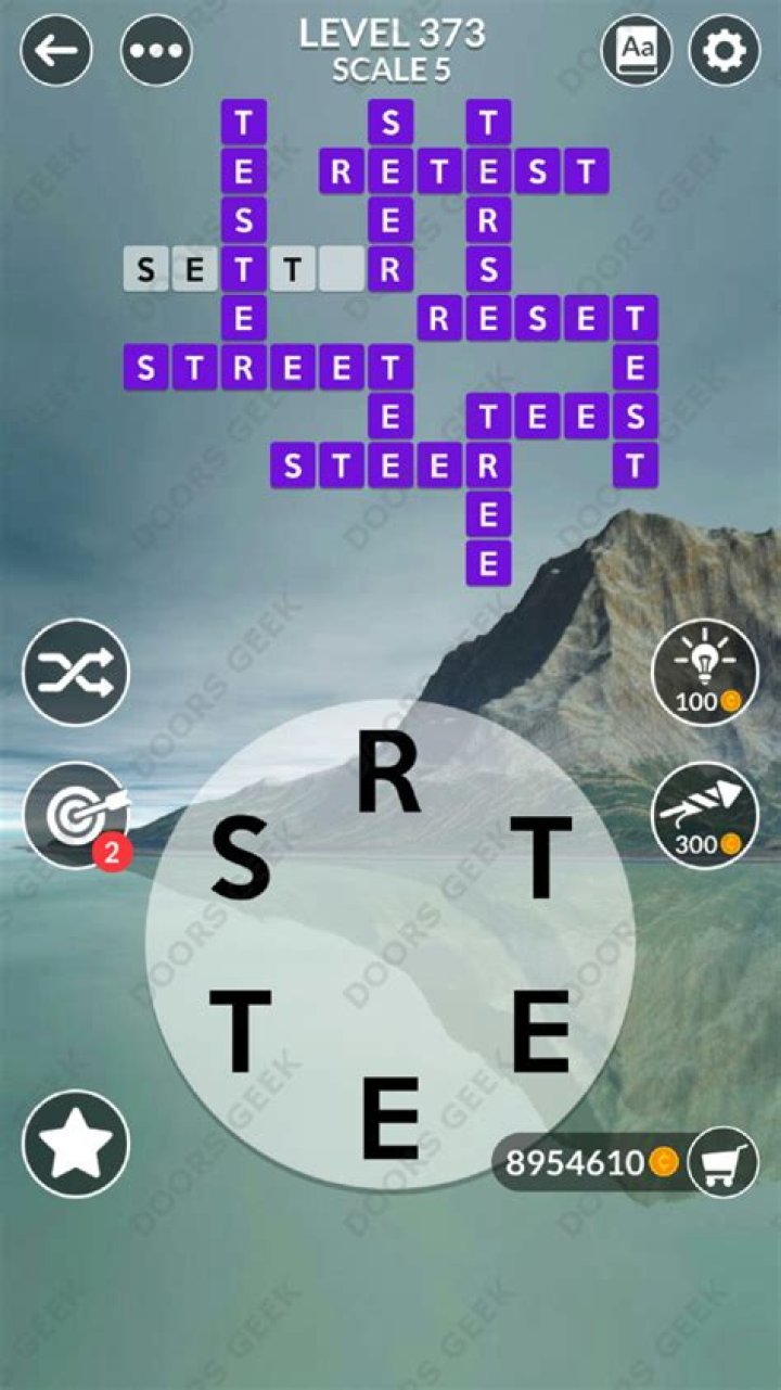 Wordscapes Level 373 Answers