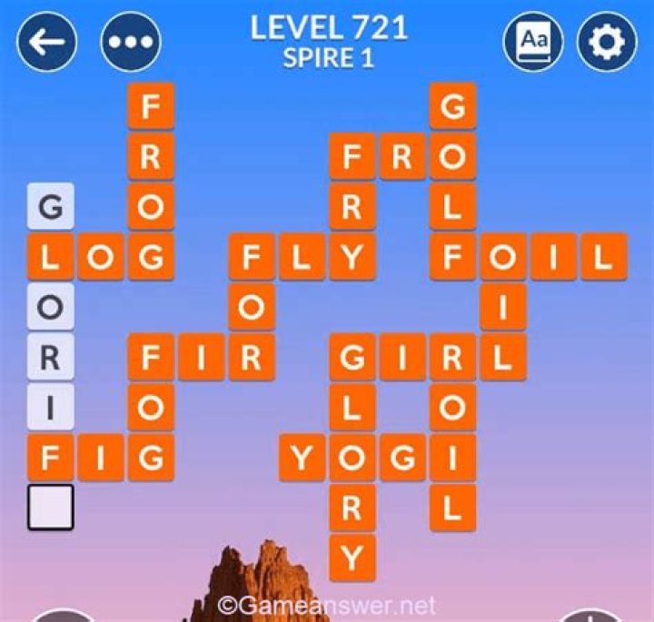 Wordscapes Level 721 Answers