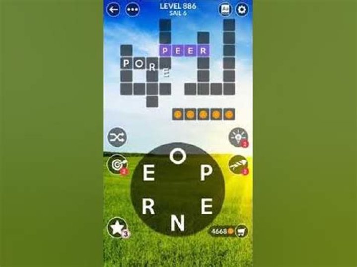 Wordscapes Level 886 Answers