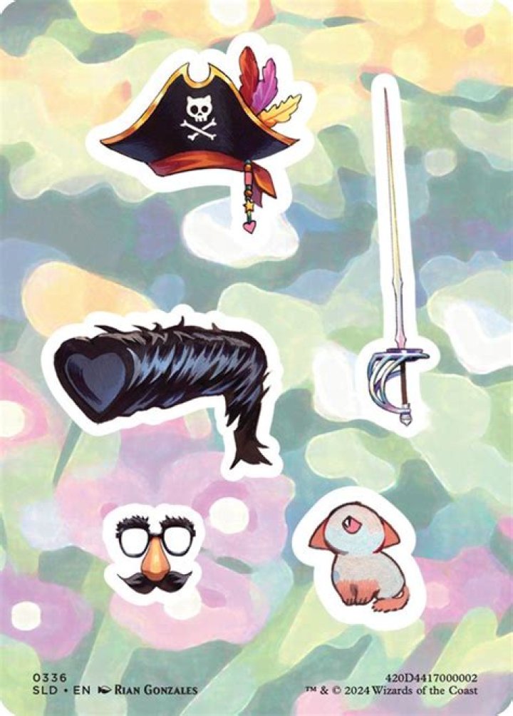 {Zombie Cheese Magician Sticker Sheet} | Unfinity