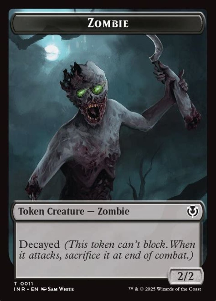 {Zombie Token} (*/*) // {Zombie Token} (2/2) (Decayed) | Innistrad: Midnight Hunt Commander